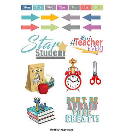 ST98 001 - FabScraps - Star Student - 