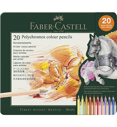 FC-110020 - Faber Castell - FC Polychromos Metalen blik 20st. - Sets & etuis Polychromos
