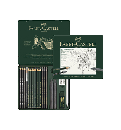 FC-112973 - Faber Castell - Set de crayons Pitt Graphite boite de 19 - Crayon papier