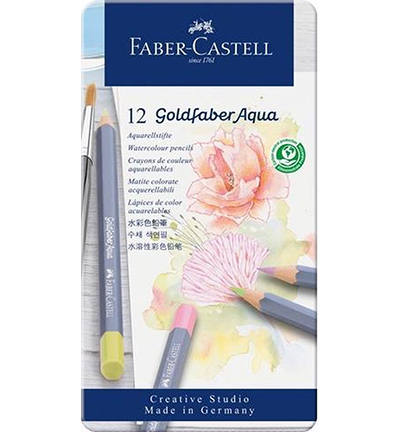 FC-114622 - Faber Castell - Aquarelpotlood FC Goldfaber blik Pastel - 