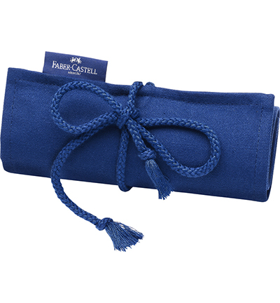 FC-114652 - Faber Castell - Etui rouleau Goldfaber aqua 27 crayons de couleur, 1 taille-crayon et 1 pinceau - Goldfaber roll case