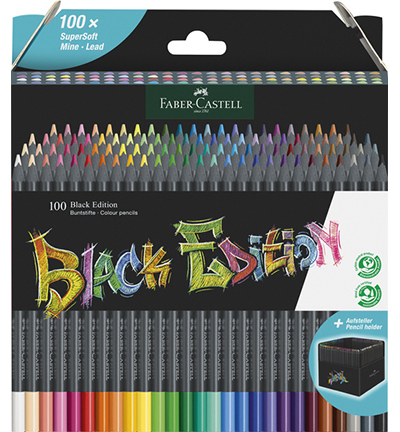 FC-116411 - Faber Castell - Crayons de couleur FC Black Ed. Boite en carton - FC-Black Edition FC-116411 - Faber Castell - Crayons de couleur FC Black Ed. Boite en carton - FC-Black Edition