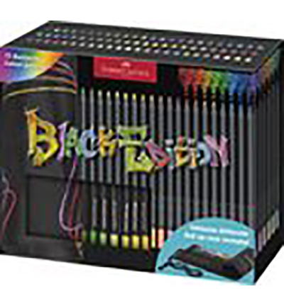 FC-116418 - Faber Castell - FC Black Edition in roletui zwart - 
