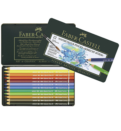 FC-117512 - Faber Castell - FC Aquarel Etui métal 12. - Sets & etuis Albrecht Durer FC-117512 - Faber Castell - FC Aquarel Etui métal 12. - Sets & etuis Albrecht Durer