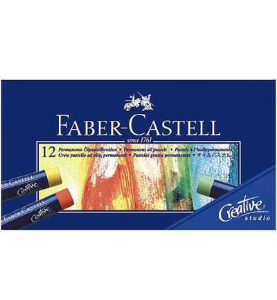 FC-127012 - Faber Castell - Creative Studio étui de 12. - pastel à huile
