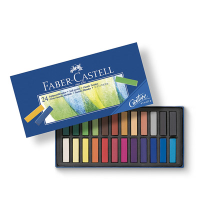 FC-128224 - Faber Castell - Etui de 24 courts - Soft pastels & craies pastel FC-128224 - Faber Castell - Etui de 24 courts - Soft pastels & craies pastel