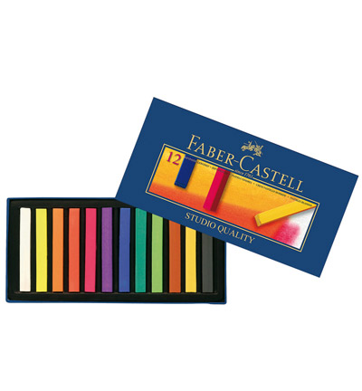 FC-128312 - Faber Castell - Softpastel étui 12 pièces - Soft pastels & craies pastel
