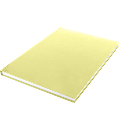 K-5350 - Kangaro - Carnet brouillon, sans ligne, couverture rigide, jaune pastel - Bloc calligraphie 