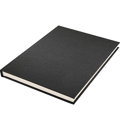 K-5306 - Kangaro - Carnet brouillon, sans ligne, couverture noire - Bloc calligraphie 