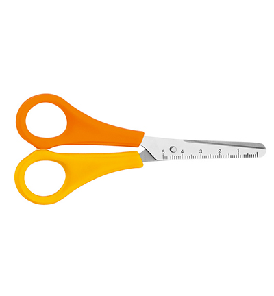 AC-E21593 - Westcott - Ciseaux enfants LH pointe plastique ronde jaune/orange - 