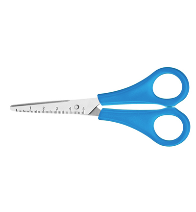 AC-E21595 - Westcott - Ciseaux enfants LH pointe plastique pointue bleu - 