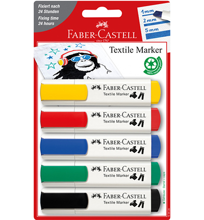 FC-159520 - Faber Castell - Marqueurs textile Faber-Castell - 