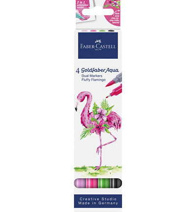 FC-164507 - Faber Castell - Duo aquarelmarker FC Goldfaber karton etui - Fluffy - Goldfaber sketch & dual markers FC-164507 - Faber Castell - Duo aquarelmarker FC Goldfaber karton etui - Fluffy - Goldfaber sketch & dual markers
