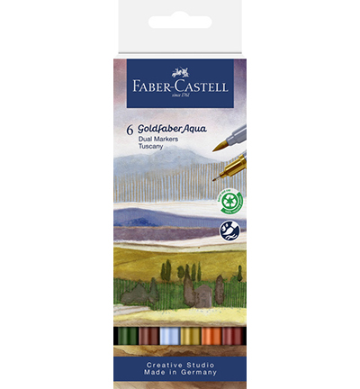 FC-164521 - Faber Castell - Goldfaber Aqua Double Pointe, Tuscany - Goldfaber Aquarel markers