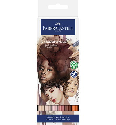 FC-164523 - Faber Castell - Goldfaber Aqua Double Pointe, Portrait - Goldfaber sketch & dual markers