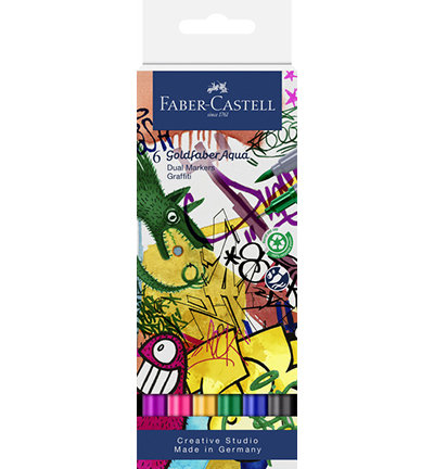 FC-164525 - Faber Castell - Goldfaber Aqua Double Pointe, Graffiti - Goldfaber sketch & dual markers