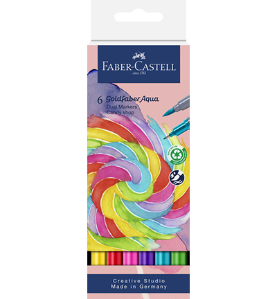 FC-164528 - Faber Castell - Goldfaber Aqua Double Pointe, Candy shop - Goldfaber Aquarel markers