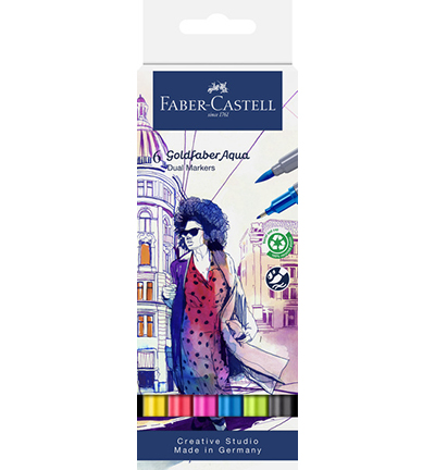 FC-164606 - Faber Castell - Goldfaber Aqua Double Pointe - Goldfaber sketch & dual markers