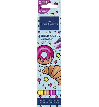 FC-164817 - Faber Castell - Sketchmarker FC GF Bold&Easy - II World of Food op - Goldfaber sketch & dual markers FC-164817 - Faber Castell - Sketchmarker FC GF Bold&Easy - II World of Food op - Goldfaber sketch & dual markers