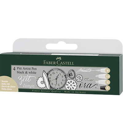 FC-167151 - Faber Castell - Pitt Artist Pen noir et blanc - Sets & specials Pitt Artist Pen