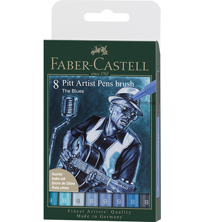 FC-167173 - Faber Castell - feutres PaP boite Blues - Sets & specials Pitt Artist Pen