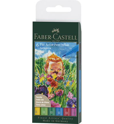 FC-167177 - Faber Castell - Feutre PaP boite Springtime - PITT artist pen Brush etuis