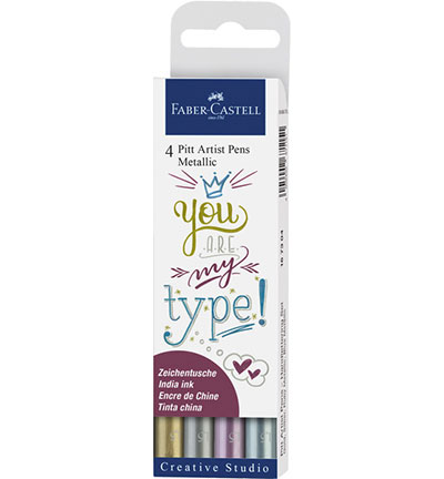 FC-167304 - Faber Castell - Pitt Artist Pen metallic - PITT artist Etuis