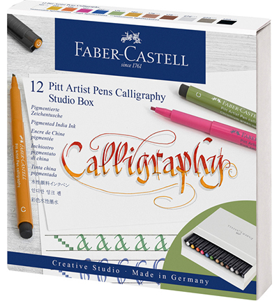FC-167512 - Faber Castell - Feutres Faber-Castell Pitt artist set calligraphie Studiobox - Sets & specials Pitt Artist Pen