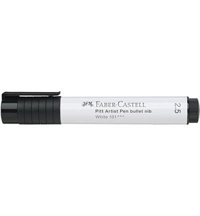 FC-167601 - Faber Castell - Feutre FC Pitt Artist 101 blanc - Pitt Artist Pen individuels FC-167601 - Faber Castell - Feutre FC Pitt Artist 101 blanc - Pitt Artist Pen individuels