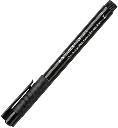 FC-167894 - Faber Castell - Pitt artist, FM 199 noir - Pitt Artist Pen individuels