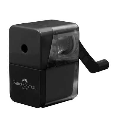 FC-180984 - Faber Castell - Taille-crayon FC de table noir - Taille-crayons