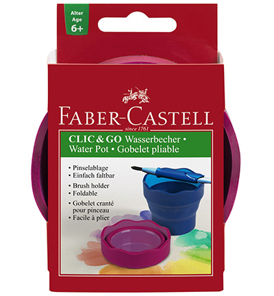 FC-181517 - Faber Castell - Gobelet eau rouge - Waterbrushes & gobelets eau FC-181517 - Faber Castell - Gobelet eau rouge - Waterbrushes & gobelets eau