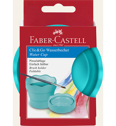 FC-181580 - Faber Castell - Watercup Turquoise - Waterbrushes & gobelets eau