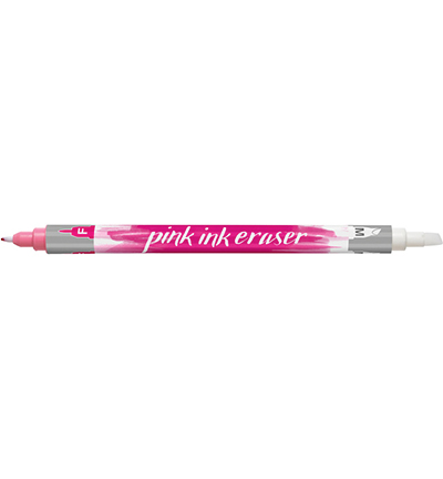 FC-185570 - Faber Castell - Effaceur rose avec point écriture F et effaceur M - 