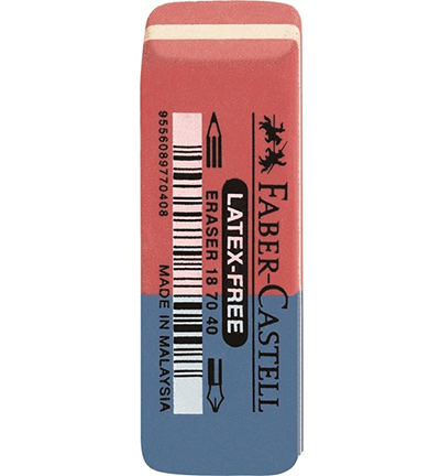 FC-187040 - Faber Castell - Combigomme pour cray papier/couleur +enc - Gommes & produits gomme