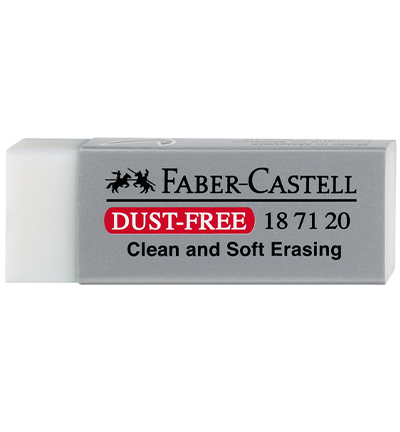 FC-187120 - Faber Castell - Gomme FC plastique - Gommes & produits gomme
