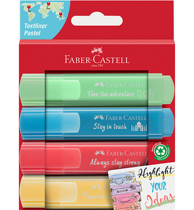 FC-254625 - Faber Castell - Surligneurs Faber-Castell Pastel - Surligneurs
