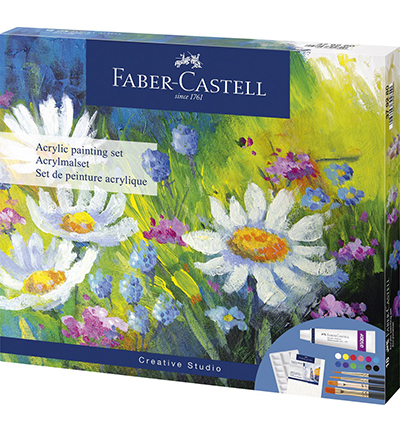 FC-379280 - Faber Castell - Acrylverf FC set 18dlg - 
