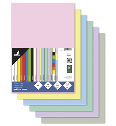 K-0039P415 - Kangaro - Papier, Pastel assorti - 
