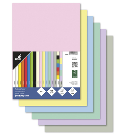 K-0043P415 - Kangaro - Papier, Pastel assorti - 