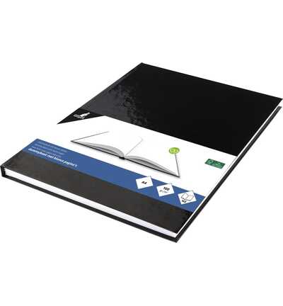 K-5564 - Kangaro - Carnet brouillon, couv. rigide, Noir - Bloc calligraphie 