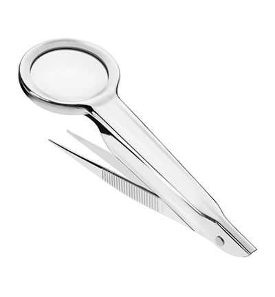 AC-P10011 - Westcott - Pince First Aid Only avec loupe - 