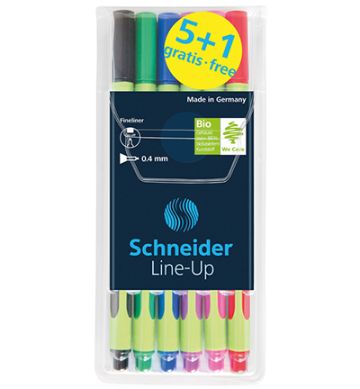 S-191086 - Schneider - Feutres fins Schneider line-up assorti - 