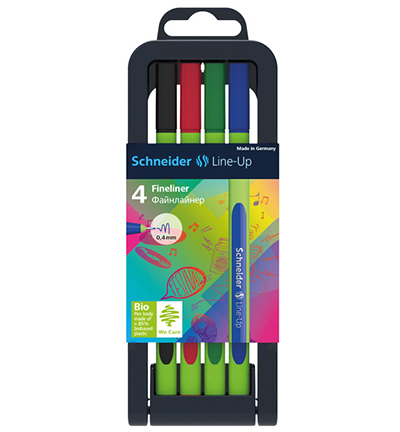S-191094 - Schneider - Feutres fins Schneider line-up étui de 4 - 