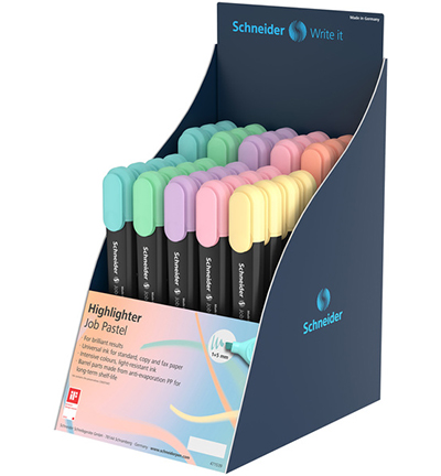 S-305412 - Schneider - Surligneur couleurs pastelles ass. - 