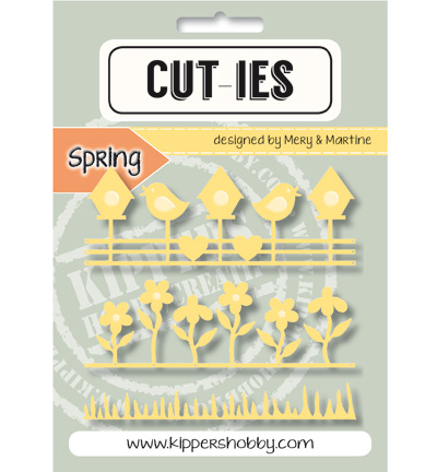 Border Bird & Flower - CUT-IES - Spring Border Bird & Flower - Spring