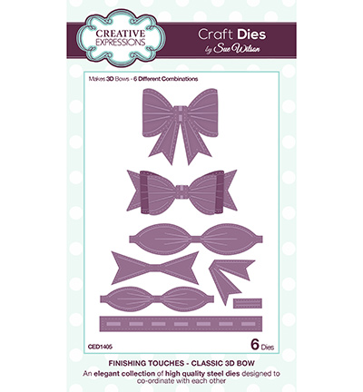 CED1405 - Creative Expressions - Classic Bow - The Finishing Touches Collection