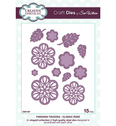 CED1407 - Creative Expressions - Classic Rose - The Finishing Touches Collection