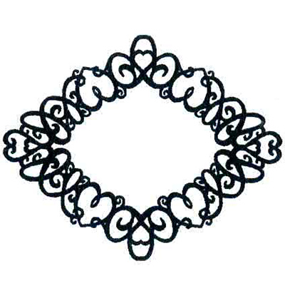 UMS559 - Creative Expressions - Heart Swirl - To Die For Stamp