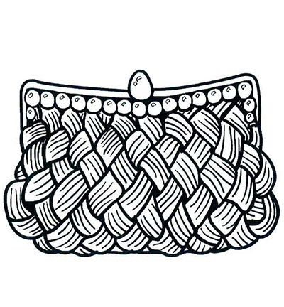 UMS076 - Creative Expressions - Basketweave Purse - 